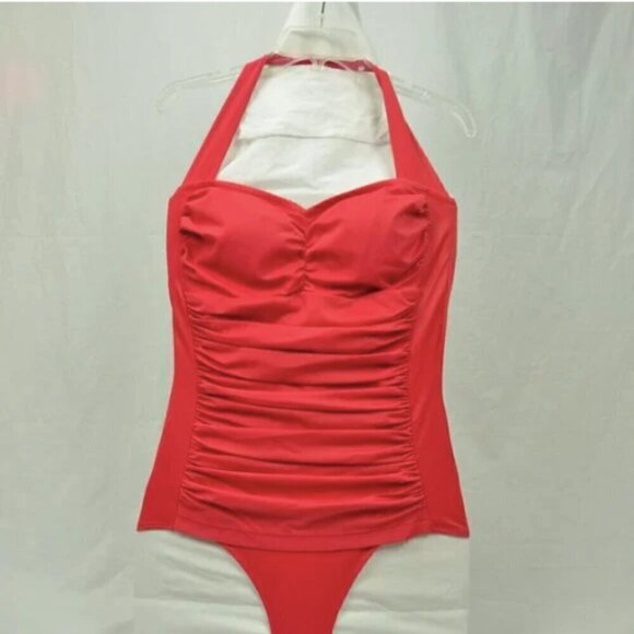 Ruby Ribbon Riviera Slimming Swimsuit Marilyn Monroe  Size 8 NWOT - Picture 2 of 9